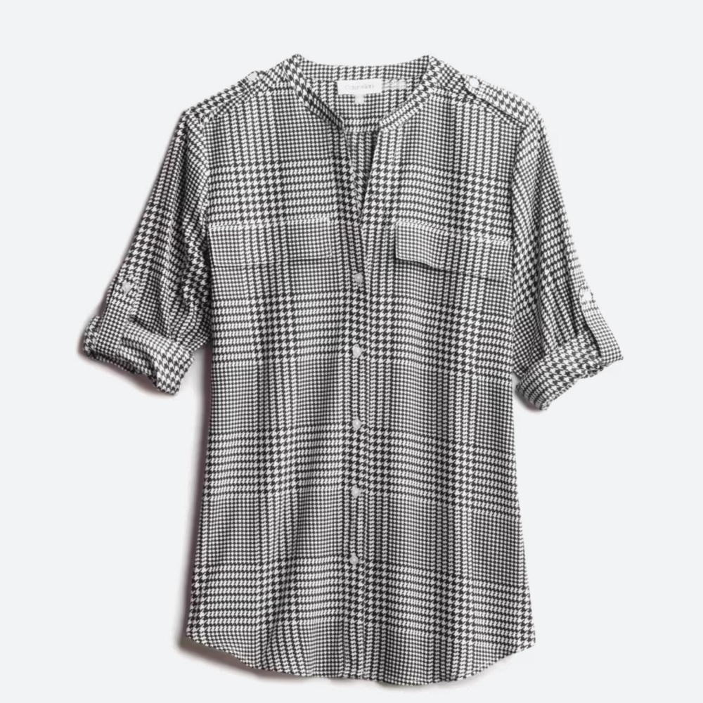 Calvin Klien Button Down Blouse- EUC